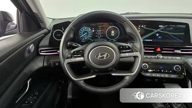 Hyundai The New Avante Hybrid (CN7) 2023 Черный из Кореи, фото 4