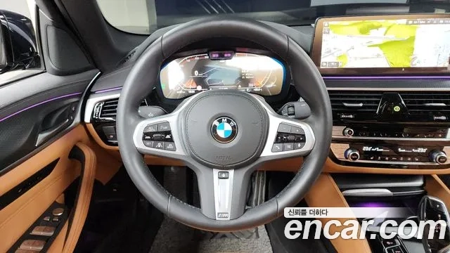 BMW 5 Series (G30) 2023 Черный из Кореи, фото 4