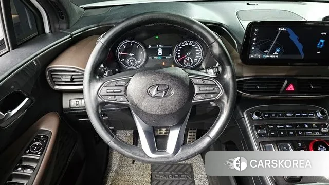 Hyundai The New Santa Fe 2021 Белый из Кореи, фото 4