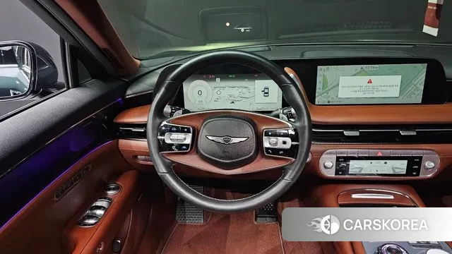 Genesis G90 (RS4) 2022 Темно-зеленый из Кореи, фото 4