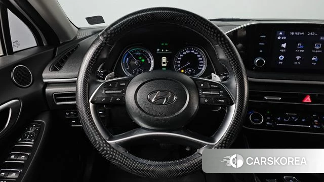 Hyundai Sonata Hybrid (DN8) 2021 Белый из Кореи, фото 4