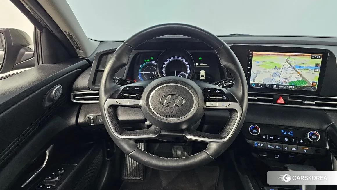 Hyundai Avante Hybrid (CN7) 2021 Серый из Кореи, фото 4