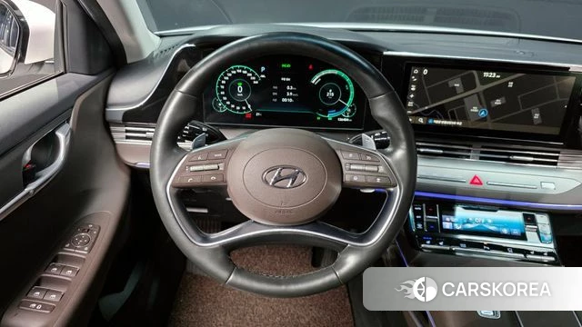 Hyundai The New Grandeur IG Hybrid 2020 Белый из Кореи, фото 4