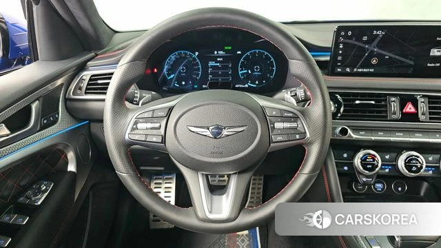 Genesis The New G70 2022 Синий из Кореи, фото 4