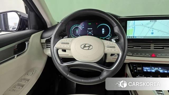 Hyundai The New Grandeur IG Hybrid 2021 Синий из Кореи, фото 4