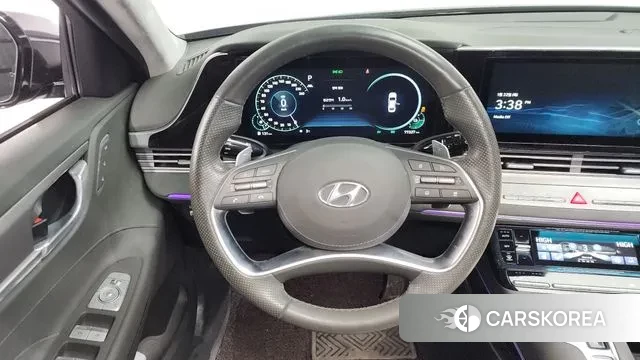Hyundai The New Grandeur IG Hybrid 2021 Синий из Кореи, фото 4