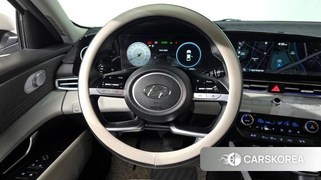 Hyundai Avante Hybrid (CN7) 2020 Серебристо-серый из Кореи, фото 4