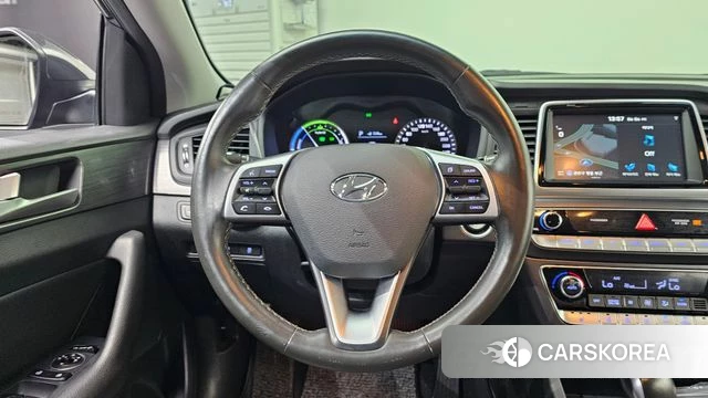 Hyundai Sonata New Rise Hybrid 2018 Серый из Кореи, фото 4