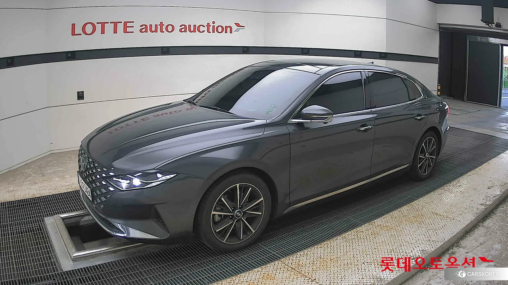 Hyundai Grandeur 2022 Nocturne Grey Metallic из Кореи, фото 4