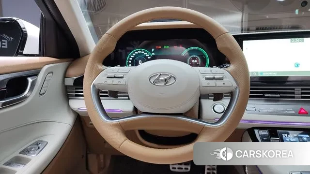 Hyundai The New Grandeur IG Hybrid 2021 Белый из Кореи, фото 4