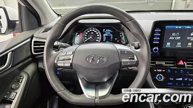 Hyundai The New Ionic Hybrid 2019 Белый из Кореи, фото 4