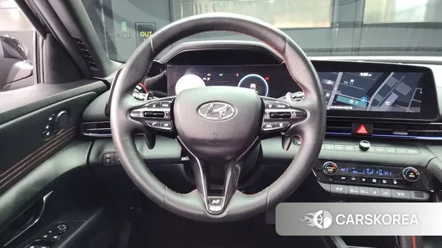 Hyundai Avante (CN7) 2022 Черный из Кореи, фото 4