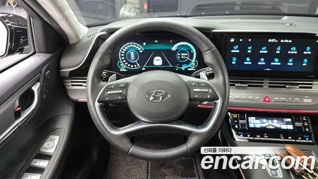 Hyundai The New Grandeur IG Hybrid 2022 Черный из Кореи, фото 4