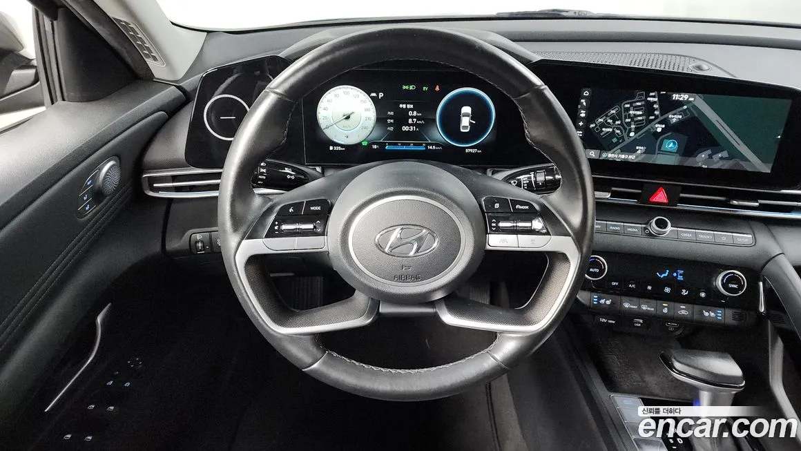 Hyundai Avante Hybrid (CN7) 2020 Серый из Кореи, фото 4