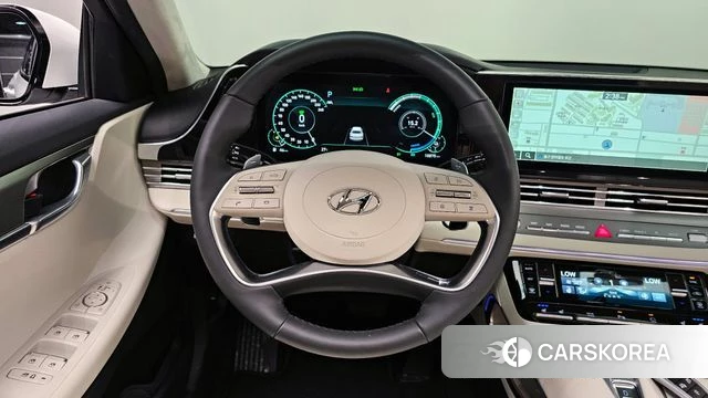 Hyundai The New Grandeur IG Hybrid 2022 Белый из Кореи, фото 4