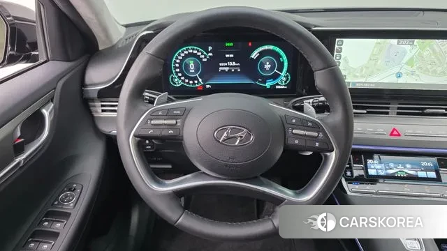 Hyundai The New Grandeur IG Hybrid 2022 Черный из Кореи, фото 4