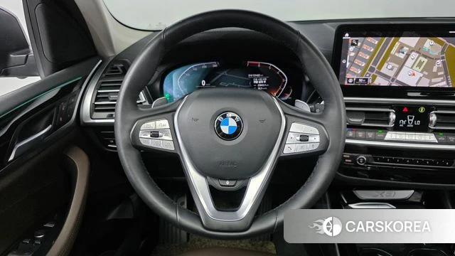 BMW X3 (G01) 2022 Черный из Кореи, фото 4