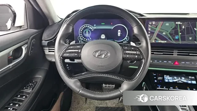 Hyundai The New Grandeur IG Hybrid 2020 Белый из Кореи, фото 4