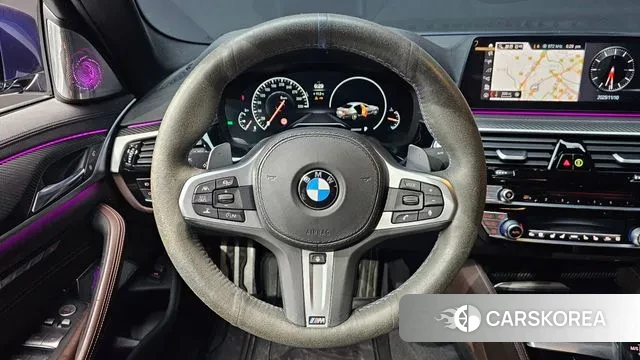 BMW 5 Series (G30) 2019 Синий из Кореи, фото 4