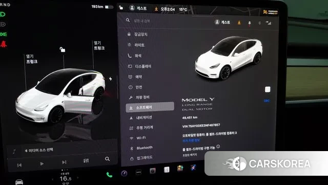 Tesla Model Y 2022 Серый из Кореи, фото 4