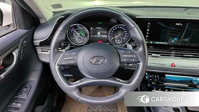 Hyundai The New Grandeur IG Hybrid 2021 Белый из Кореи, фото 4