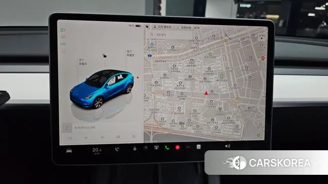 Tesla Model Y 2023 Синий из Кореи, фото 4