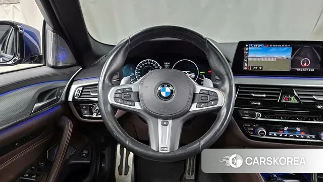 BMW 5 Series (G30) 2019 Синий из Кореи, фото 4