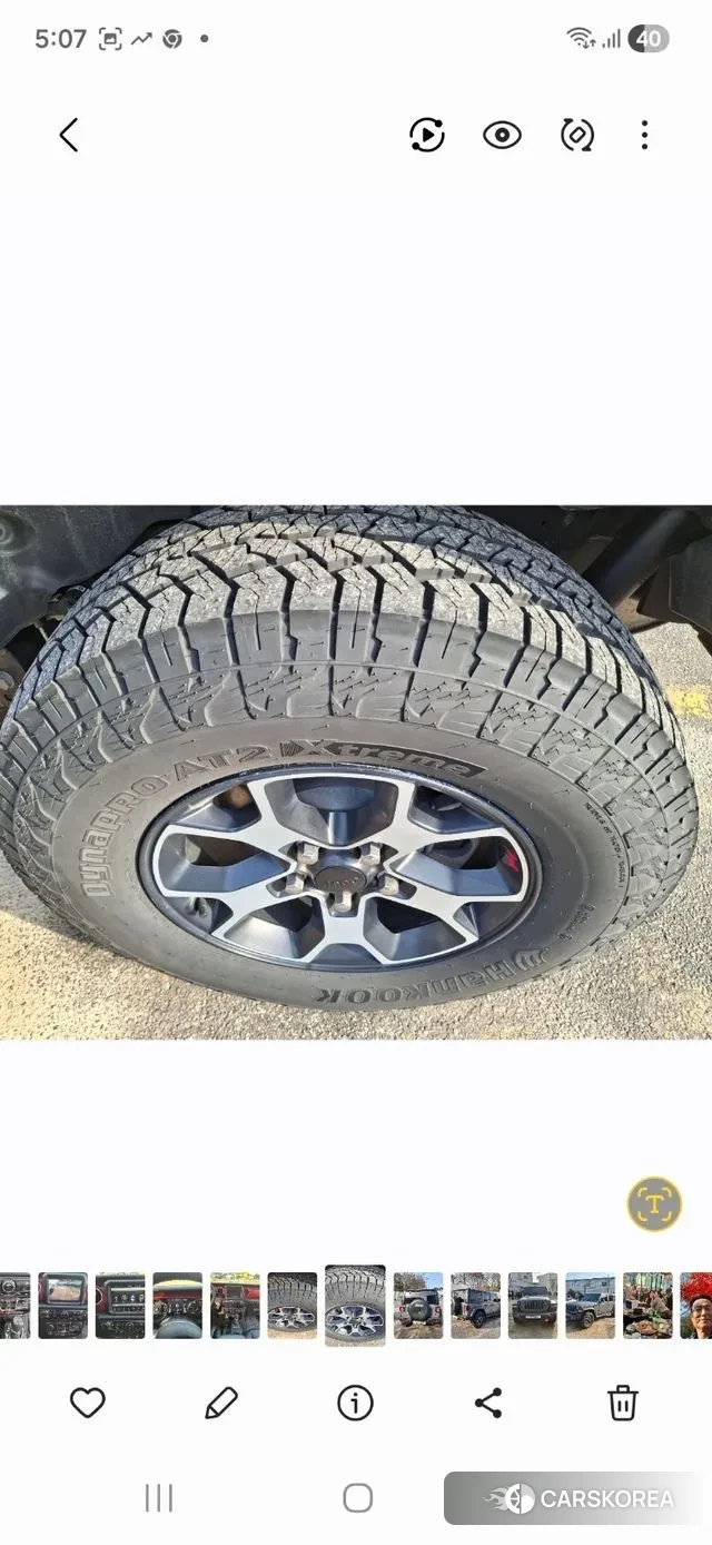 Jeep Wrangler (JL) 2023 Темно-зеленый из Кореи, фото 4