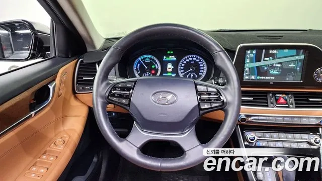 Hyundai Grandeur IG Hybrid 2019 Черный из Кореи, фото 4