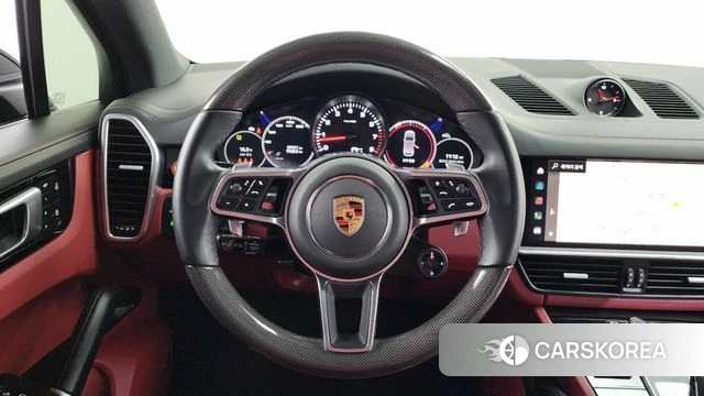 Porsche Cayenne (PO536) 2022 Черный из Кореи, фото 4