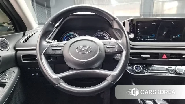 Hyundai Sonata Hybrid (DN8) 2020 Серебристо-серый из Кореи, фото 4