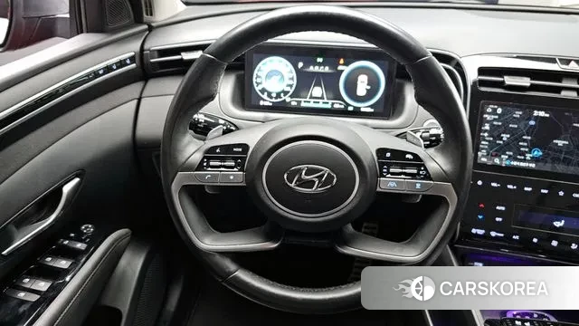 Hyundai Tucson Hybrid (NX4) 2021 Красный из Кореи, фото 4