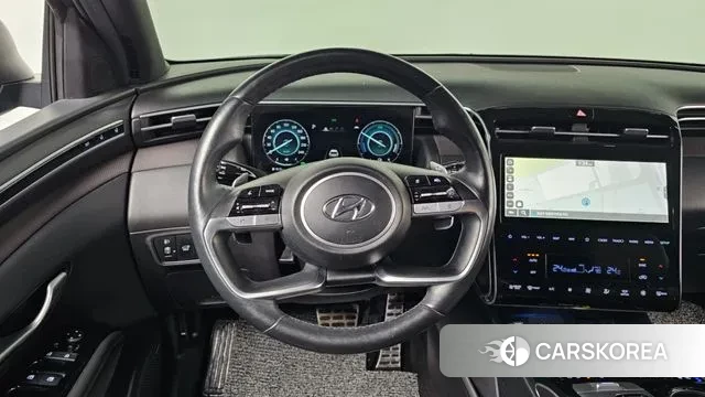 Hyundai Tucson Hybrid (NX4) 2021 Черный из Кореи, фото 4