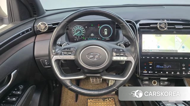 Hyundai Tucson Hybrid (NX4) 2021 Белый из Кореи, фото 4