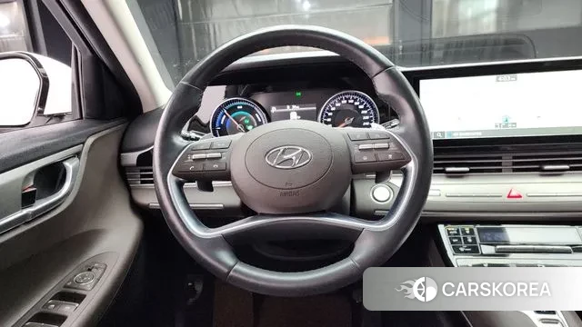 Hyundai The New Grandeur IG Hybrid 2021 Белый из Кореи, фото 4
