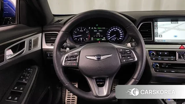 Genesis G80 2018 Синий из Кореи, фото 4