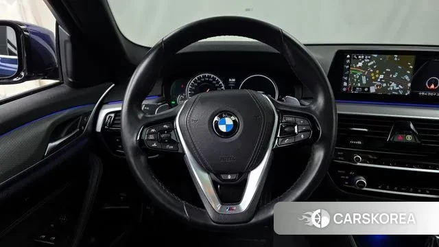 BMW 5 Series (G30) 2018 Синий из Кореи, фото 4