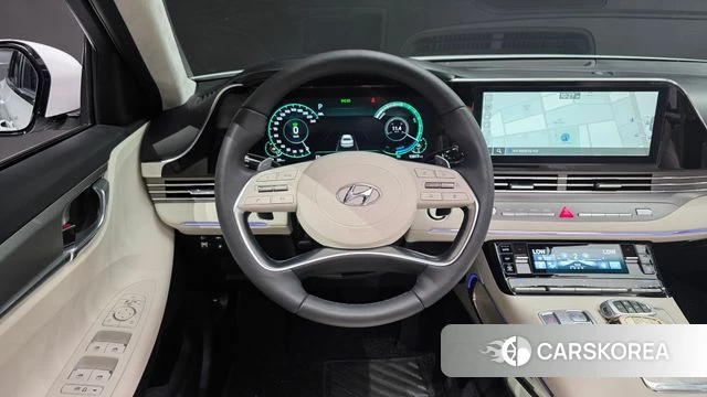 Hyundai The New Grandeur IG Hybrid 2022 Белый из Кореи, фото 4