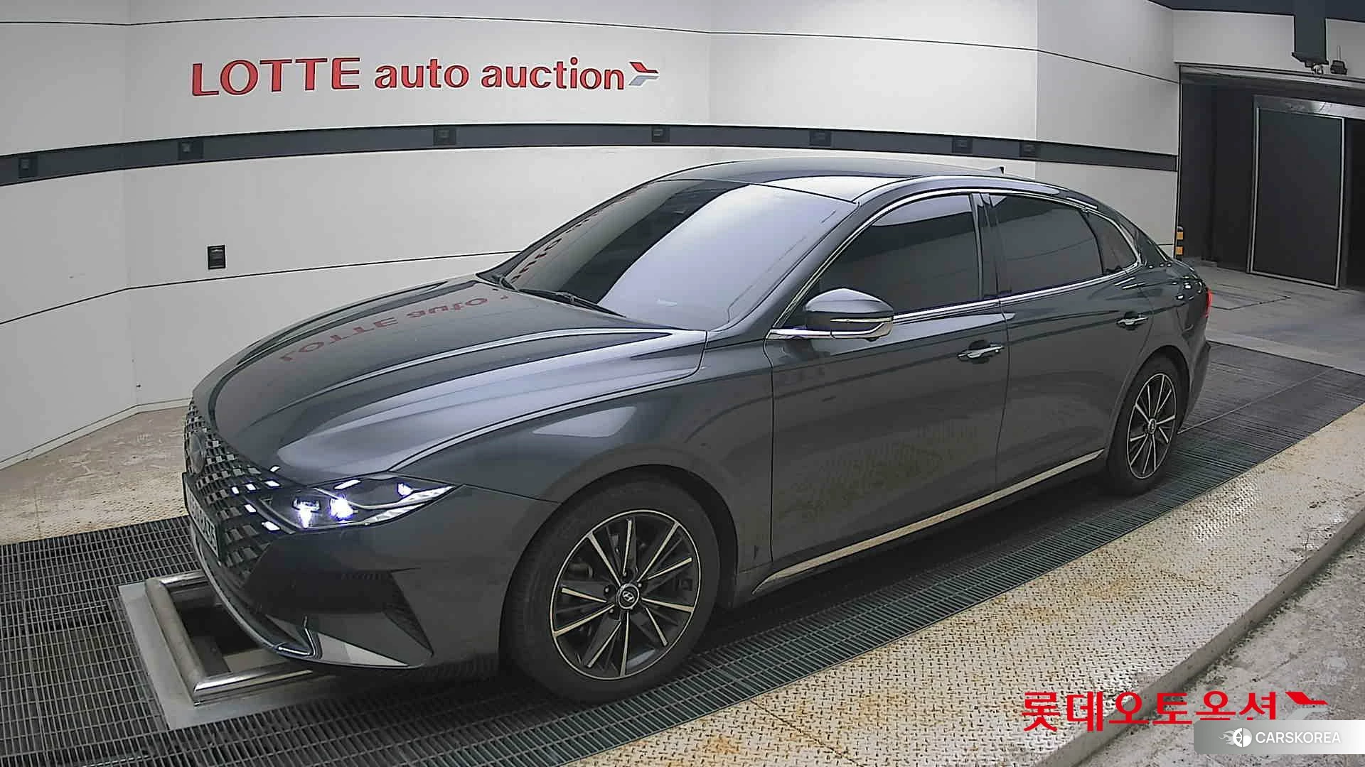 Hyundai Grandeur 2022 Nocturne Grey Metallic из Кореи, фото 4