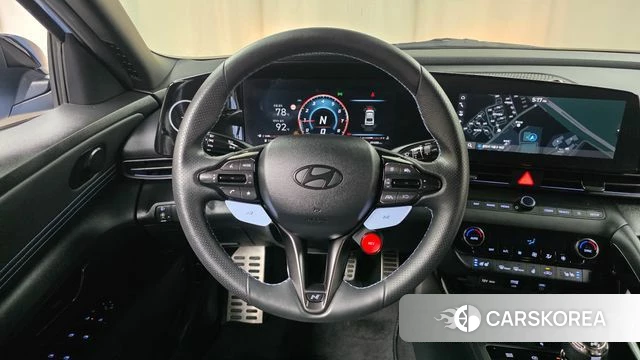 Hyundai The New Avante (CN7) 2024 Небесно-голубой из Кореи, фото 4