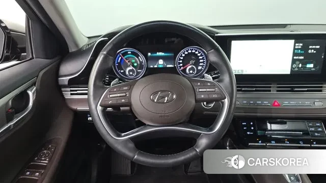 Hyundai The New Grandeur IG Hybrid 2021 Черный из Кореи, фото 4