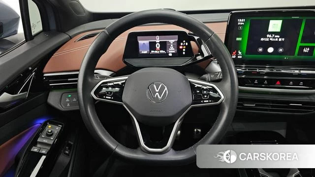 Volkswagen ID.4 2023 Небесно-голубой из Кореи, фото 4