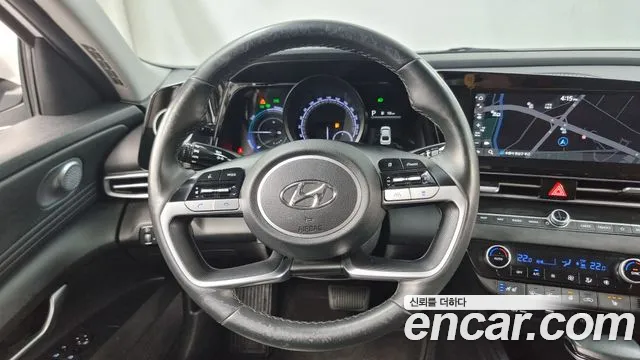 Hyundai Avante Hybrid (CN7) 2021 Белый из Кореи, фото 4