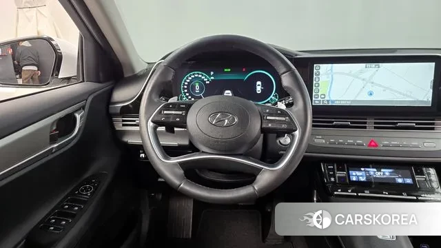 Hyundai The New Grandeur IG Hybrid 2022 Белый из Кореи, фото 4