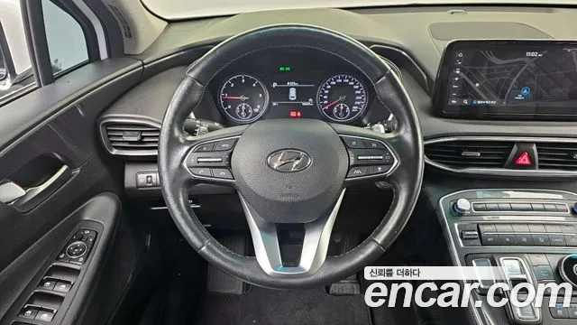 Hyundai The New Santa Fe 2021 Белый из Кореи, фото 4
