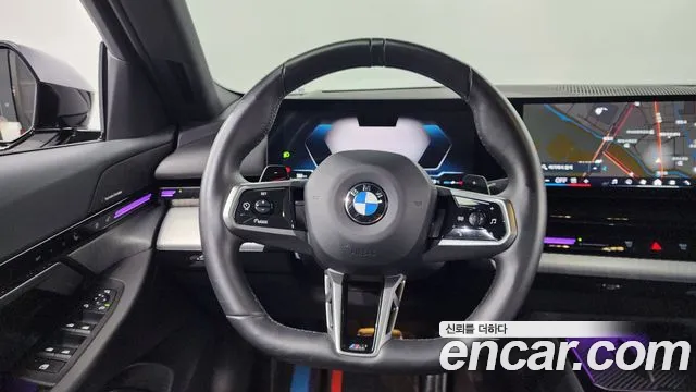 BMW 5 Series (G60) 2023 Черный из Кореи, фото 4