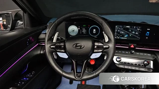 Hyundai The New Avante (CN7) 2024 Черный из Кореи, фото 4