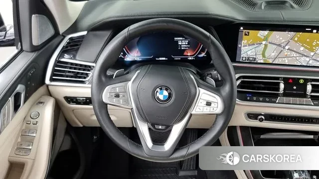 BMW X7 (G07) 2021 Черный из Кореи, фото 4