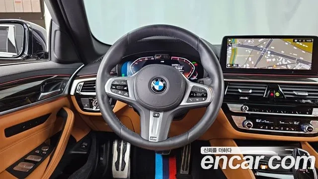 BMW 5 Series (G30) 2021 Черный из Кореи, фото 4