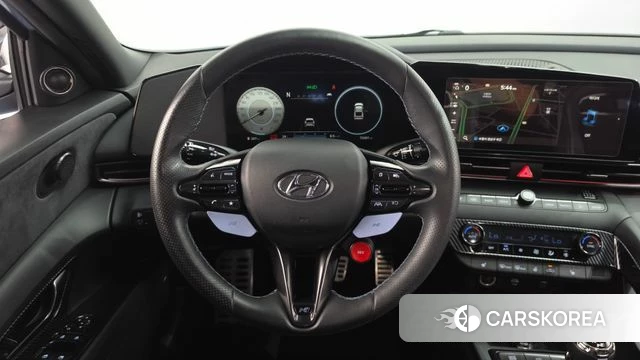 Hyundai The New Avante (CN7) 2022 Небесно-голубой из Кореи, фото 4